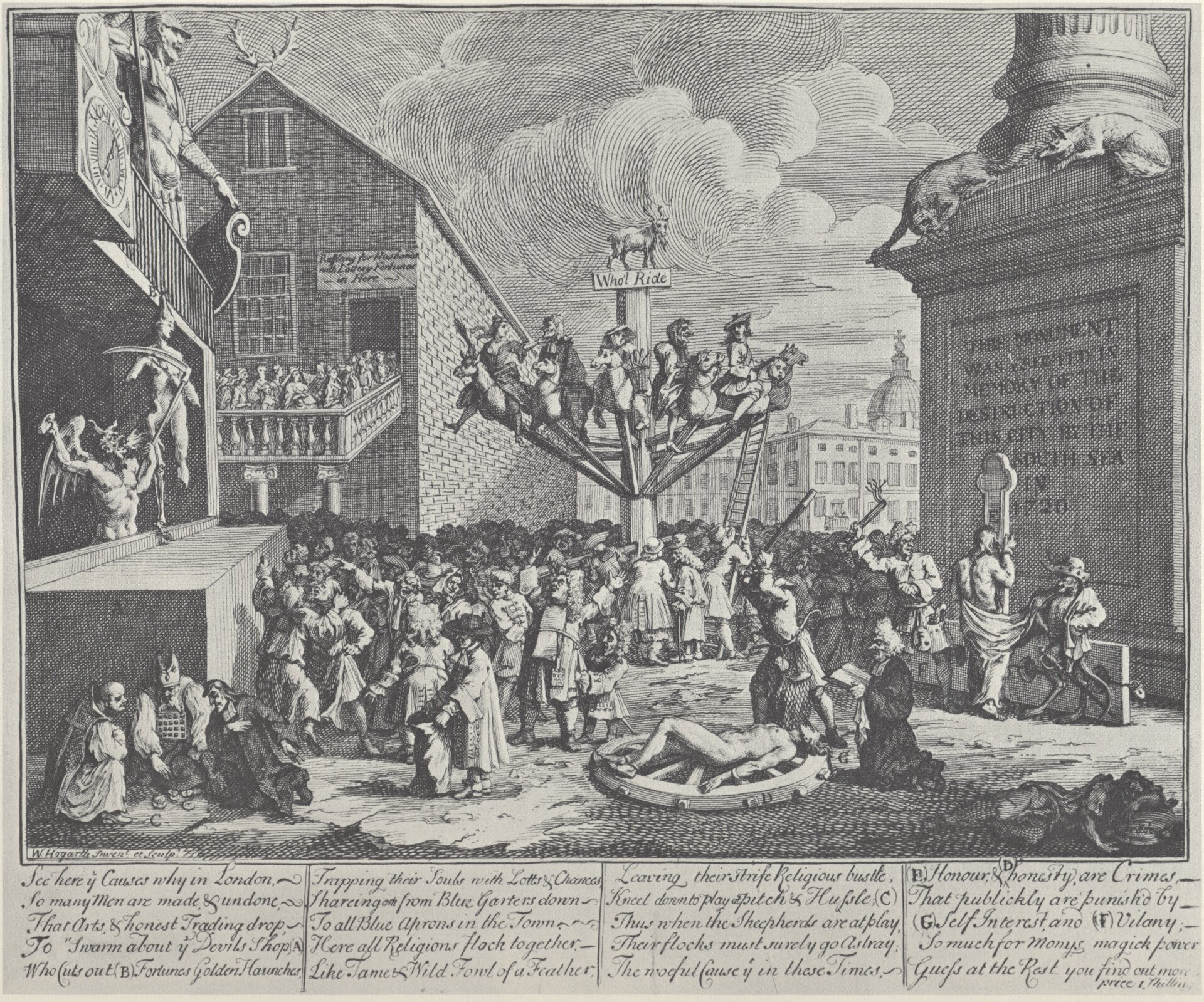 Hogarth's The South Sea Scheme