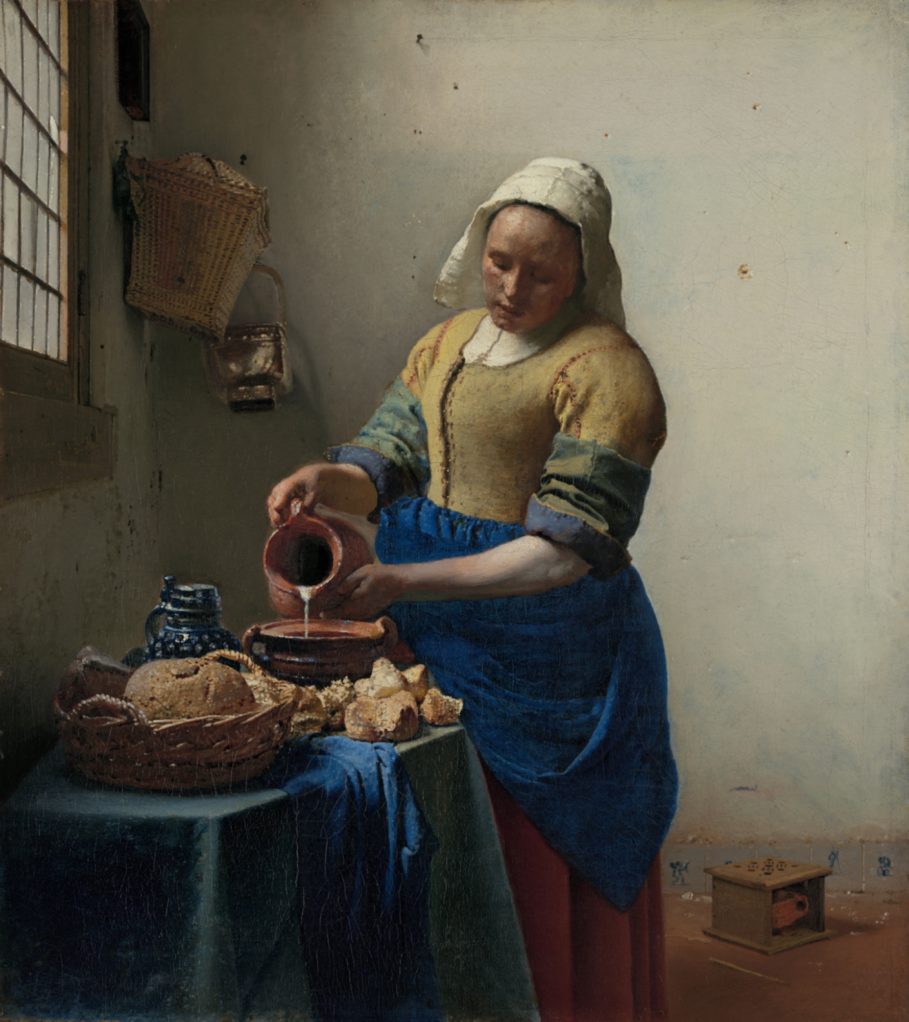 The Milkmaid, Johannes Vermeer (c. 1657-58)
